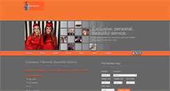 Desktop Screenshot of modelbartenders.com